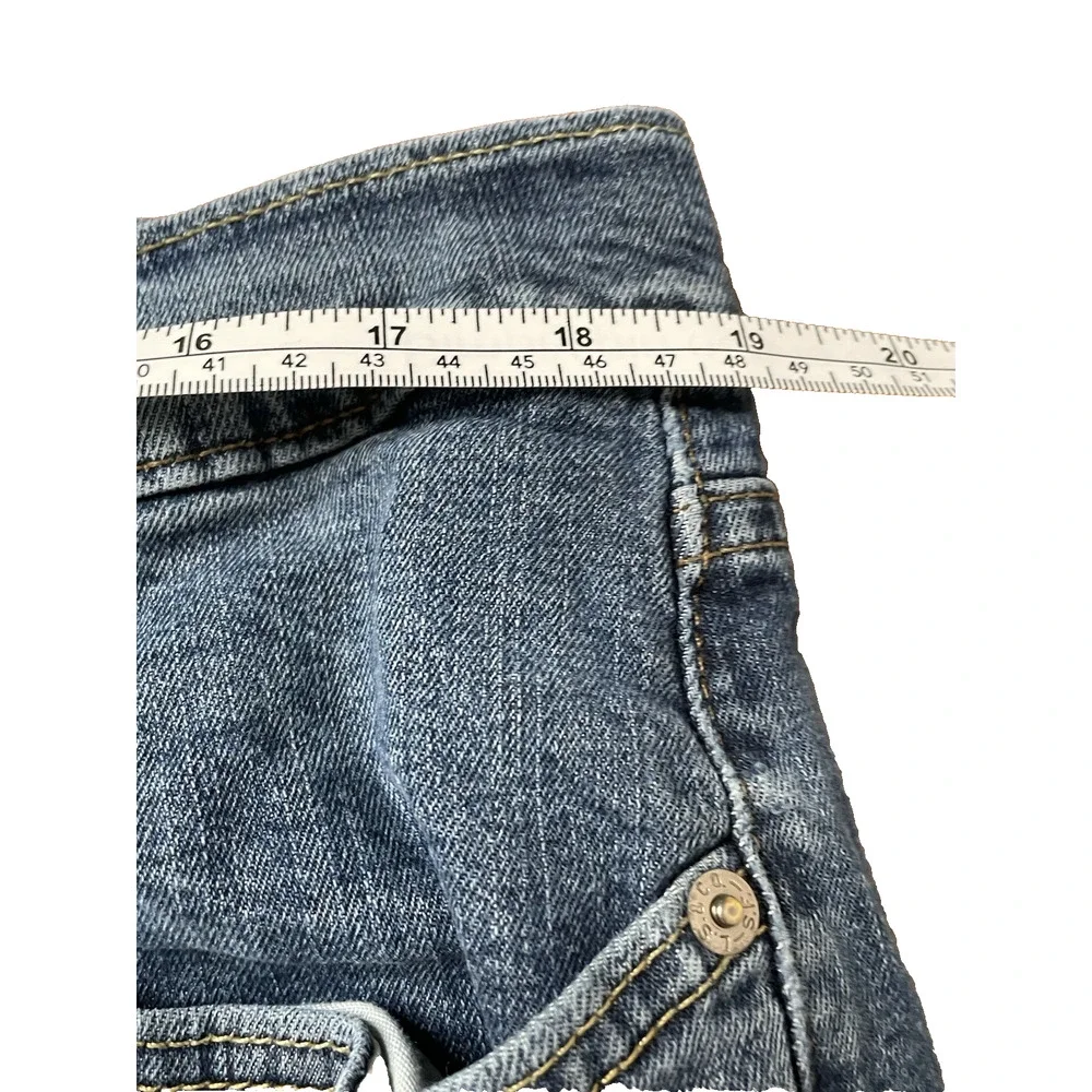 Levi Strauss Signature Straight Jeans Men's 40x32 Medium Wash Stretch Denim